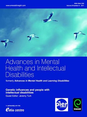 cover image of Advances in Mental Health and Intellectual Disabilities, Volume 5, Issue 4